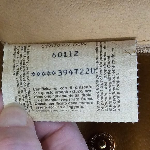 Gucci Clutch Bag- from 1980's - Picture 11 of 15